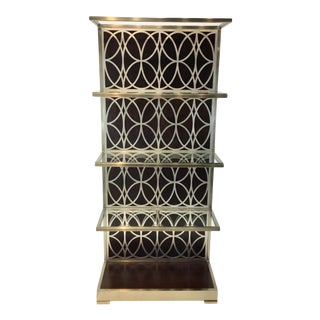 Bernhardt Modern Miramont Metal Etagere For Sale