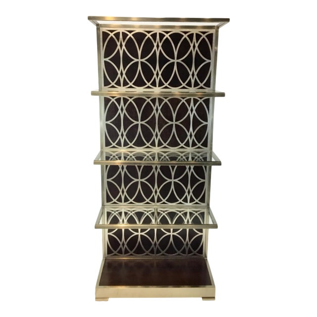 Bernhardt Modern Miramont Metal Etagere For Sale