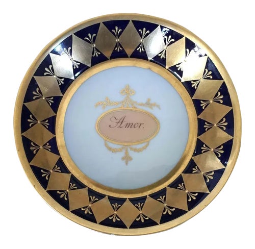 18th Century German KPM Berlin Porcelain Saucer Dish