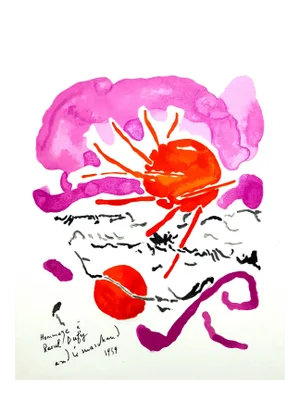 André Marchand (after) - Homage to Dufy - Lithograph 1965