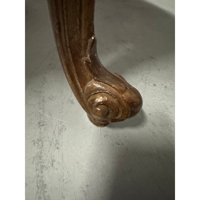 Pair of Antique Late 19th Century Rococo Revival Mahogany & Crimson Velvet Side Chairs For Sale - Image 12 of 12