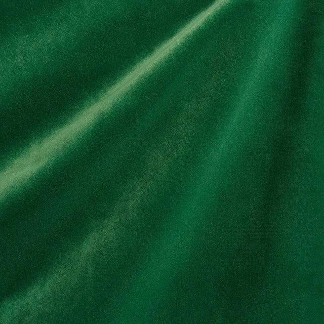 SAMPLE - Schumacher Alistair Indoor/Outdoor Velvet Fabric In Verdant For Sale