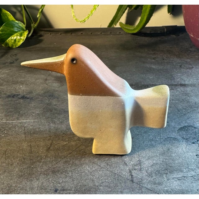 Vintage 1970s Susana Espinosa Signed "Se" Ceramic Bird Figurine MCM Puerto Rico For Sale - Image 4 of 12