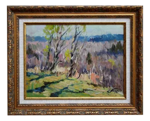 Edgars Vinters, Early Autumn Mood, 1990, Oil on Board