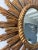 Wood Rare 1940s French Big 28" Gold Gilt Sunburst Starburst Double Rays Mirror For Sale - Image 7 of 11