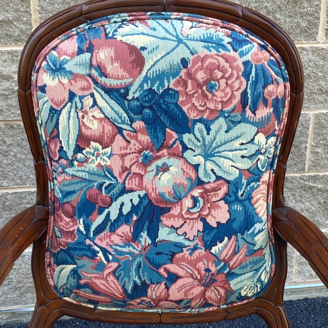 Late 20th Century Serge Roche Style Carved Palm Frond Armchairs - a Pair For Sale - Image 5 of 13