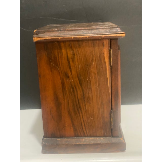 Antique Wood Jewelry Box, 1800’s For Sale - Image 9 of 12