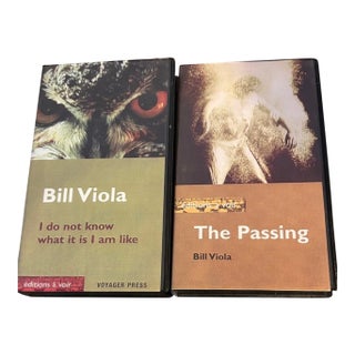 Video Art by Artist Bill Viola - I Do Not Know What It Is I Am Like & the Passing. Rare. 2 Vhs. 1980's & 1990's. For Sale
