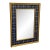 Signoretti Murano Glass + Gold Leaf Wall Mirror For Sale