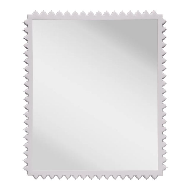 Fleur Home Carnival Muses Rectangle Mirror in Lite Lavender, 36x47.5 For Sale