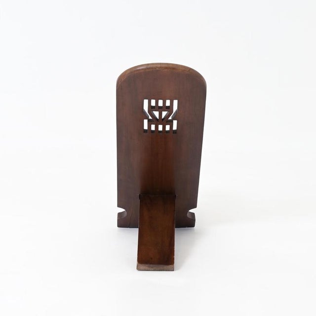 Rustic Wooden African Chair, 1970s For Sale - Image 11 of 18