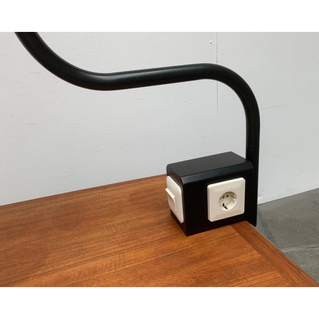Mid-Century Italian Space Age Serpente Table Clamp Lamp by Elio Martinelli for Martinelli Luce For Sale - Image 13 of 18