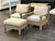 Restoration Hardware Outdoor Leagrave Lounge Chairs + Ottoman, Set of Three For Sale - Image 12 of 12