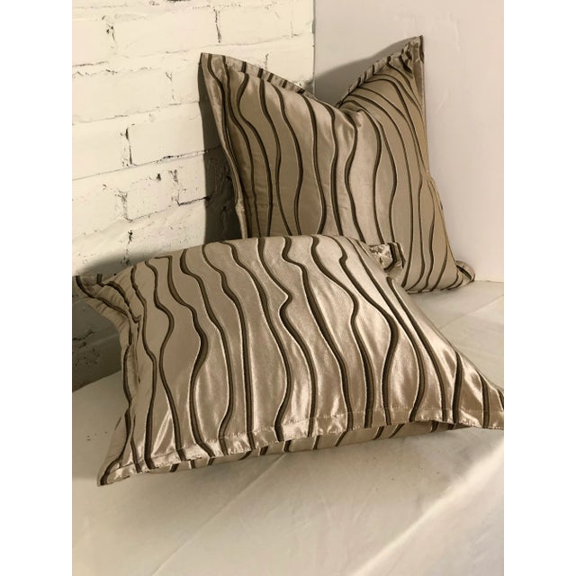 Textile 20" Square Jim Thompson Pillows - a Pair For Sale - Image 7 of 13