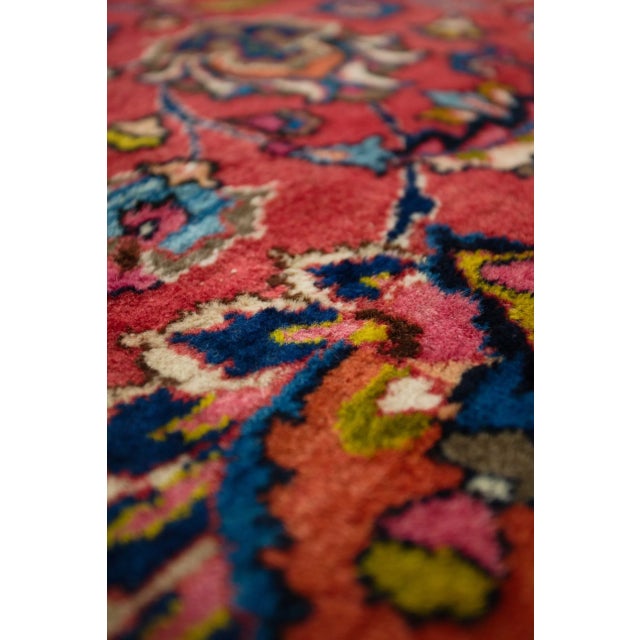 Textile Vintage Mashad Palace Rug For Sale - Image 7 of 10