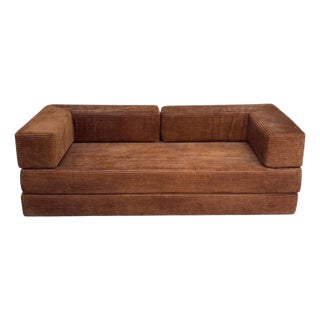 Vintage Corduroy Sofa, 1970s For Sale