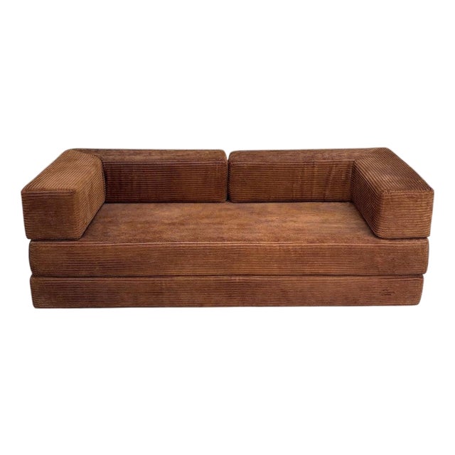 Vintage Corduroy Sofa, 1970s For Sale