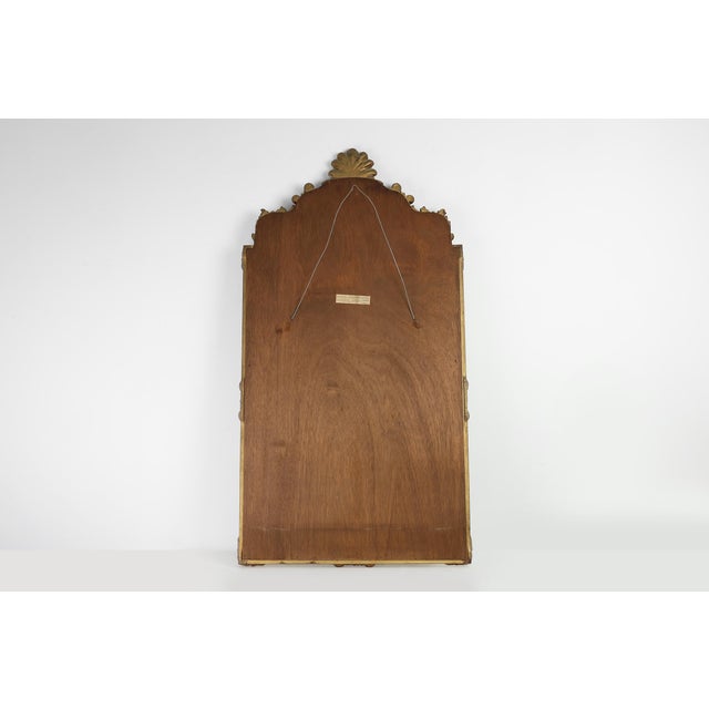 20th Century Baroque Revival Mirror in Gilded Resin from Deknudt, Belgium, 1950s For Sale - Image 11 of 13