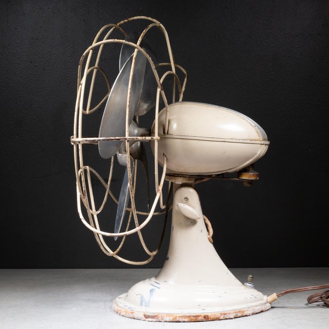 Industrial Westinghouse Oscillating Fan c.1940 For Sale - Image 3 of 7