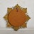 French Sunburst Wall Mirror with Red Talosel Inlay by Irena Jaworska, 1960s For Sale - Image 9 of 10