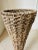 1980s Vintage 19.5” Woven Braided Natural Rattan & Seagrass Vase For Sale - Image 5 of 14