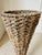 1980s Vintage Woven Braided Natural Rattan & Seagrass 19.5” Vase For Sale - Image 5 of 14