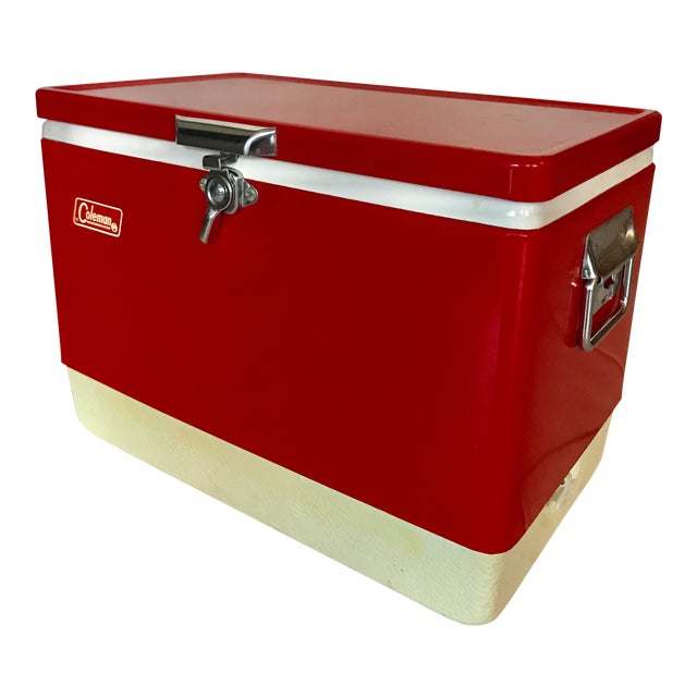 Vintage Coleman Cooler W/ Original Trays & Box Chairish