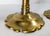 18th Century Pair of English Brass Queen Anne Candlesticks With Petal Base For Sale - Image 13 of 13