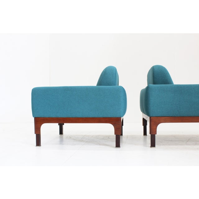 Mid-Century Romantica Armchairs attributed to Piero Ranzani for Elam, Italy, 1950s, Set of 2 For Sale - Image 4 of 9