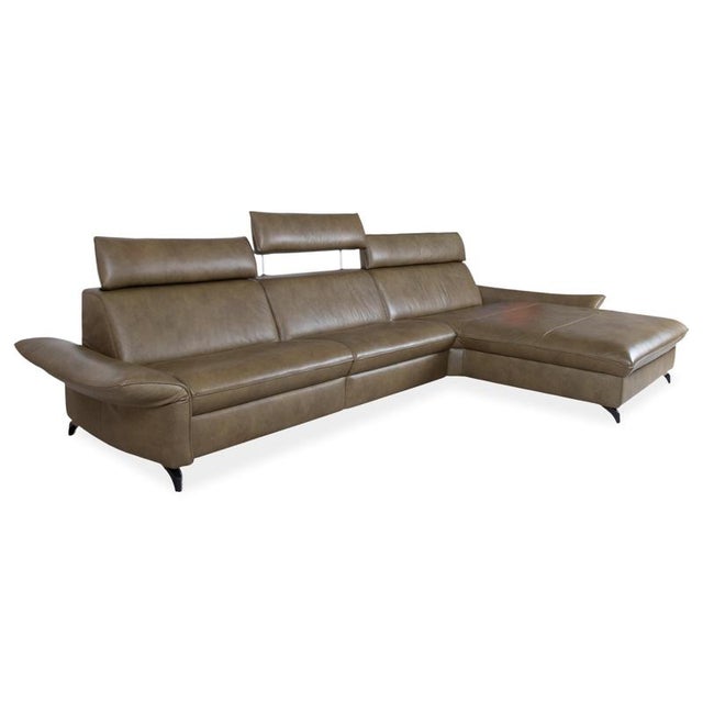 Green Leather 8372 Corner Sofa with Manual Function from Himolla Velden For Sale - Image 6 of 18