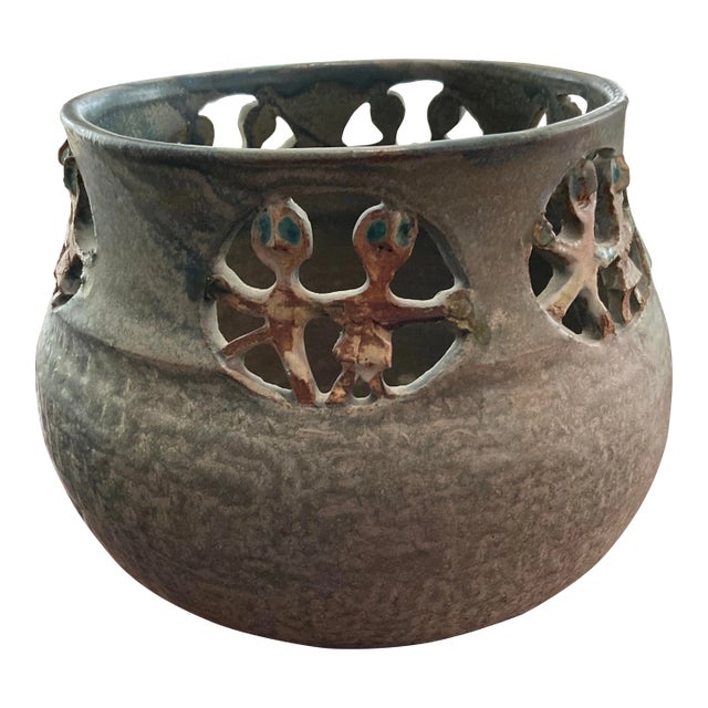 Mid Century 1960’s Studio Pottery Signed by Hal Fromhold For Sale