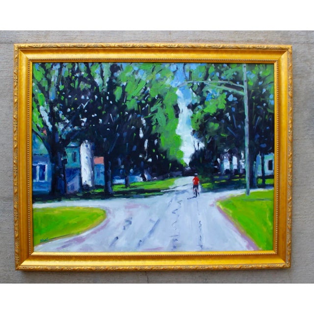 Americana Oil Painting, Contemporary Landscape For Sale - Image 4 of 8