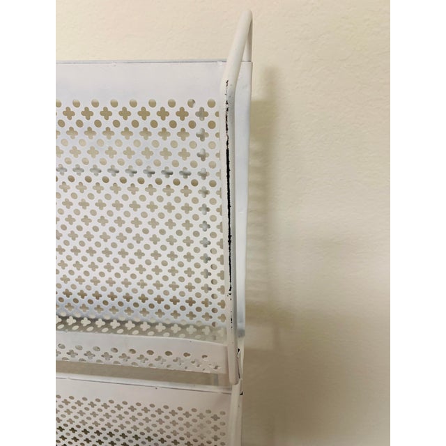 1950s Folding Iron Magazine Book Stand Display Rack Shelf Chairish