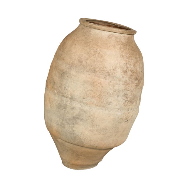 Ceramic Antique Japanese Shigaraki Pottery Grain Storage Jar with Weathered Patina For Sale - Image 7 of 15