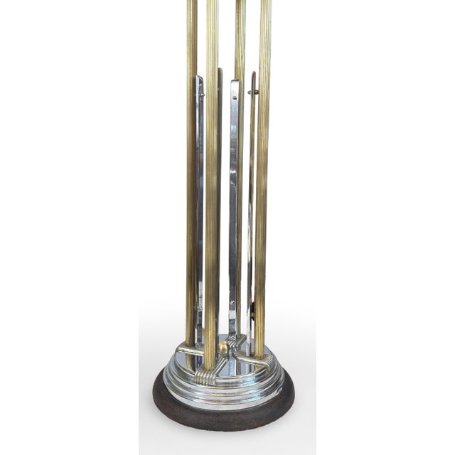 This 1930 elegant podium is beautifully crafted from a combination of polished aluminum and plated copper, creating a...