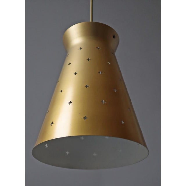 Golden Diabalo Hanging Lamp by Egon Hillebrand for Hillebrand Lighting, 1950s For Sale - Image 4 of 18