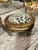 French Pair of French Louis XVI Giltwood Ottomans For Sale - Image 3 of 8