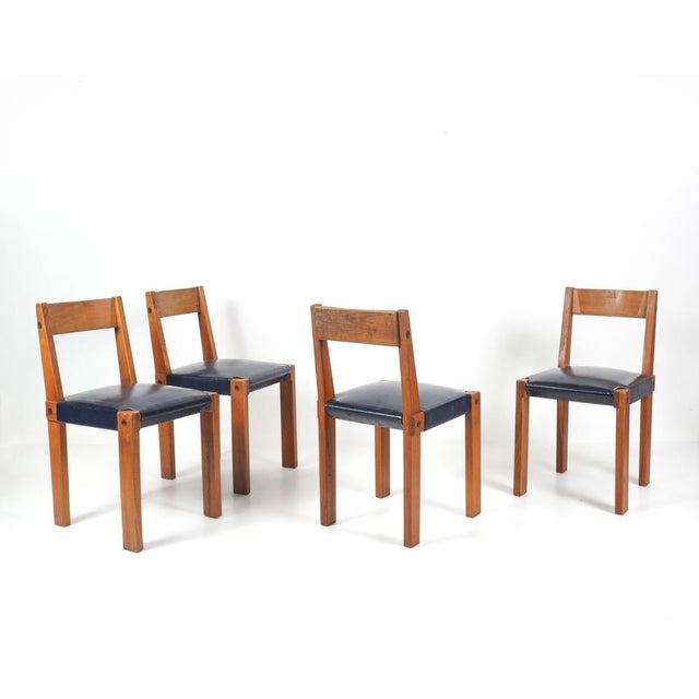 Model S24 Chairs by Pierre Chapo, 1960s, Set of 4 For Sale - Image 11 of 13
