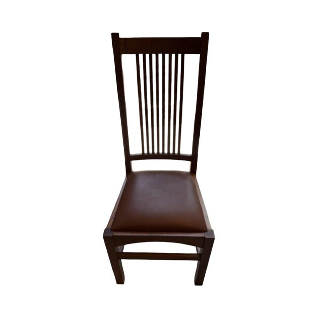Handmade Mission/Craftsman Style Dining Set For Sale - Image 9 of 10