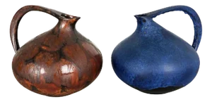 German 313 Pottery Vases by Kurt Tschörner from Ruscha, 1960s, Set of 2