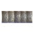 Silver Leaf Chinoiserie Hand-Painted Pale Blue Peony & Bird Wall Panels (Set of 5) For Sale