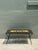 Wood Vintage Geometric Painted Wood Table For Sale - Image 7 of 18