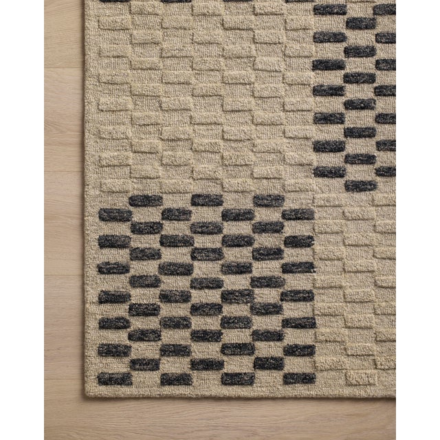 2020s Chris Loves Julia x Loloi Bradley Beige / Midnight 9'-3" x 13' Area Rug For Sale - Image 5 of 6