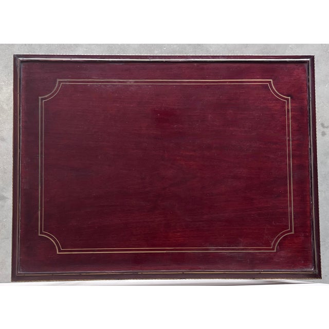 Coffee Late 19th Empire Style Rectangular Coffee or Side Table in François Linke Style For Sale - Image 8 of 11