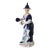 Vintage Blue & White Asian Porcelain Figurine in Traditional Dress, Marked KPM For Sale