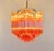 1990s Modern Quadriedri Glass Chandelier in 60 Pink Prism Quadriedri, 1990 For Sale - Image 5 of 17