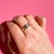Art Deco 14k White Gold Old European Cut Diamond Ring, Size 7.75 For Sale - Image 10 of 14