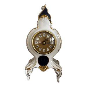 1950s KPM Porcelain Table Clock