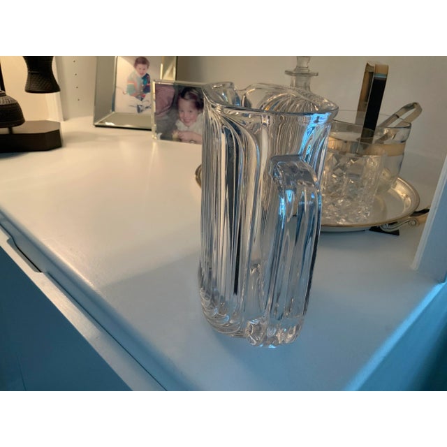 Contemporary Cut Crystal Pitcher For Sale - Image 9 of 11