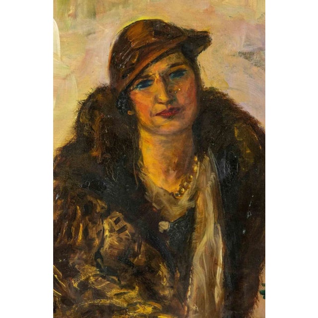 Antonio Feltrinelli, Female Figures, Oil Painting, 1930s For Sale - Image 4 of 5